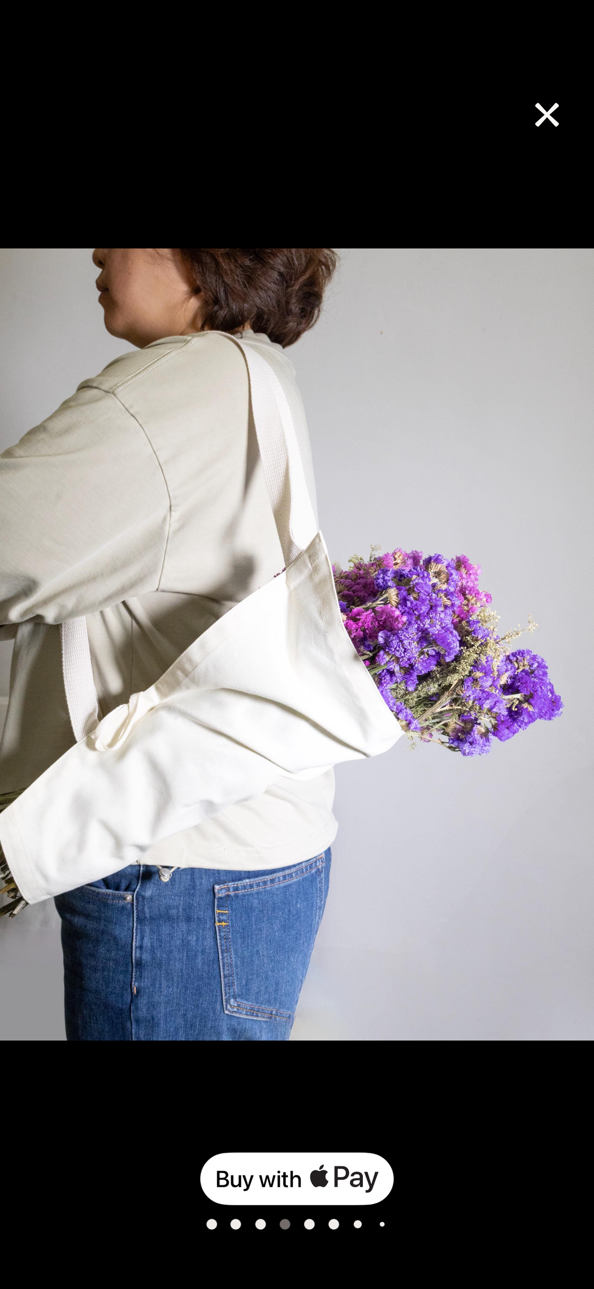 Flower bag linen